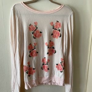 Wildfox Floral Sweatshirt